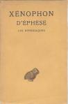 XENOPHON D'EPHESE, - Les éphésiaques ou le roman d'Habrocomès et d'Anthia, Texte établi et traduit par l'abbé Georges DALMEYDA, Les Belles Lettres, Association Guillaume Budé, 1926, texte grec et traduction, 77 pp., double pagination, broché, petite déchirure sur le bord latéral de la quatrième de couverture, dos légèrement abimé, rousseurs aux tranches, état général très correct. Réf.: 34321
